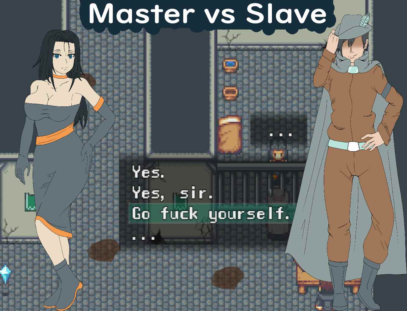 Slave master porn games