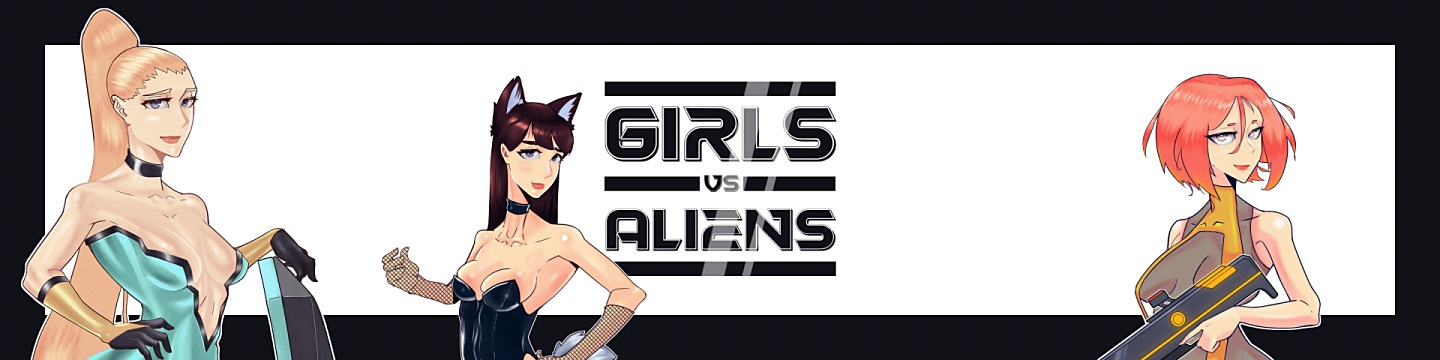 Girls vs Aliens Banner