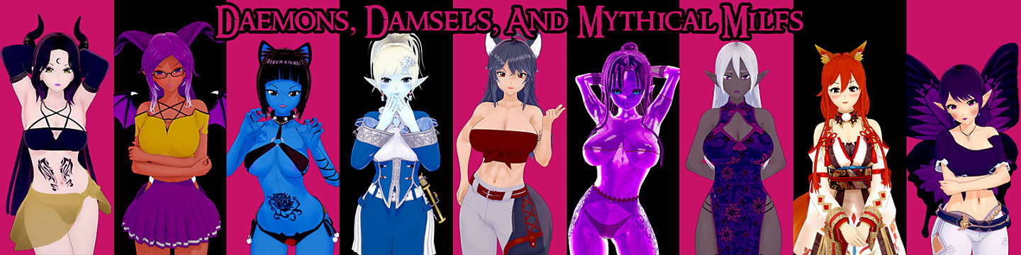 Daemons, Damsels & Mythical Milfs Banner