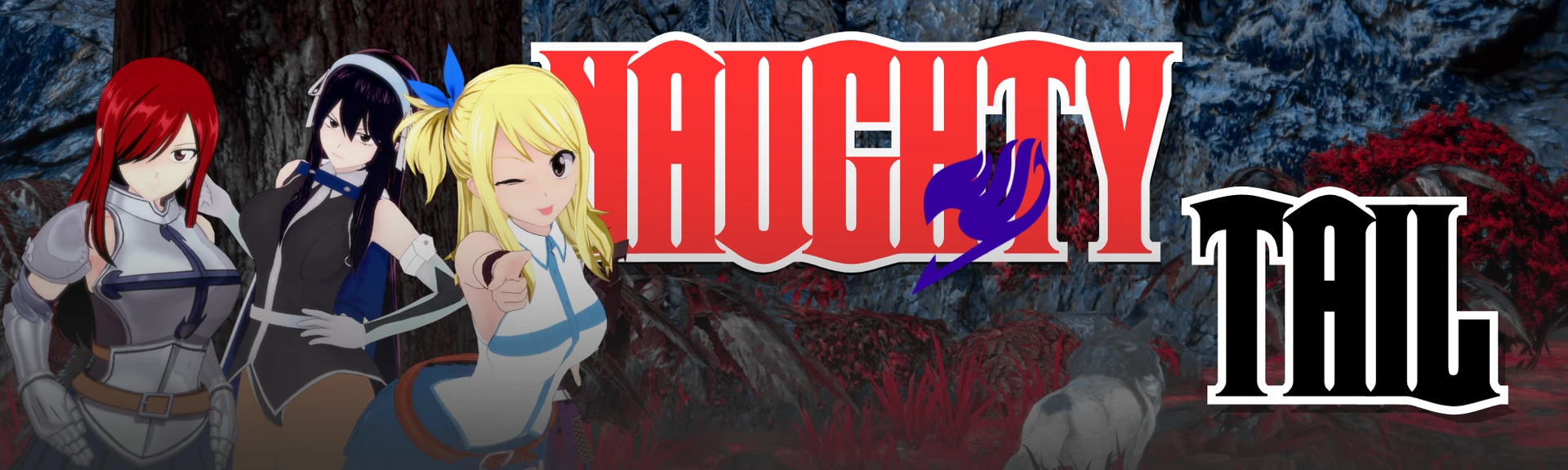 Naughty Tail Banner