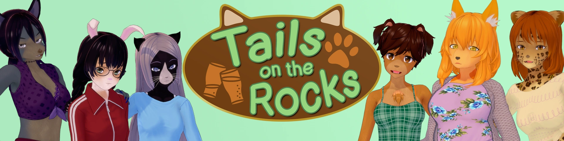 Tails on the Rocks Banner