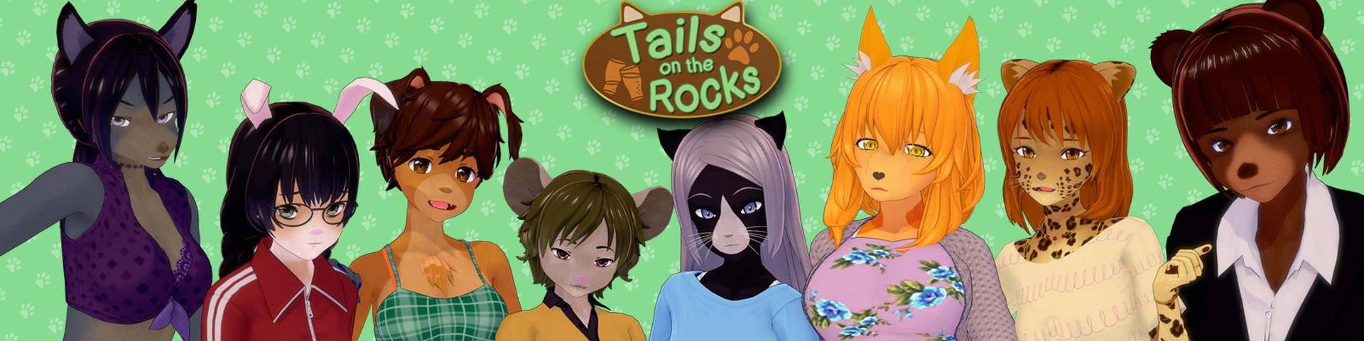Tails on the Rocks Banner