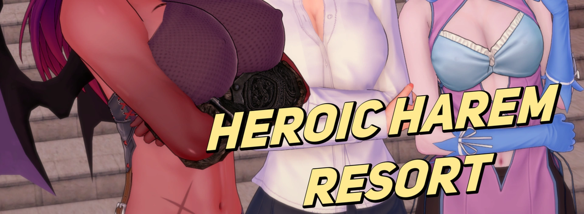 Heroic Harem Resort Banner